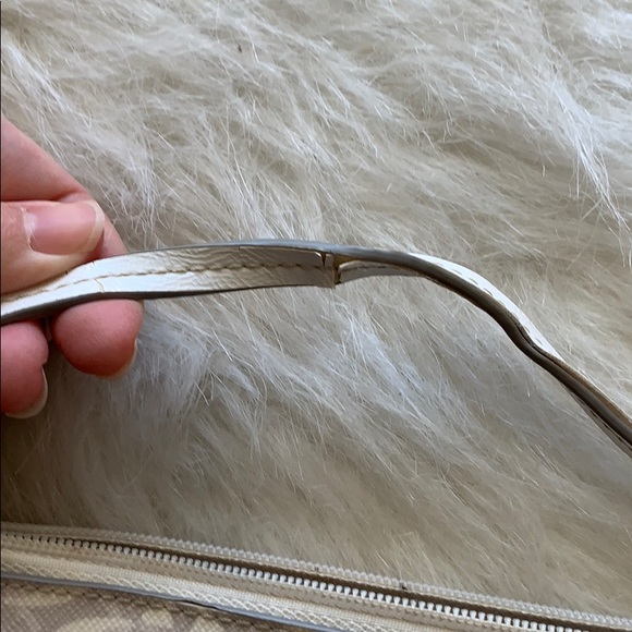 Coach | white patent leather monogram wristlet - Picture 12 of 16